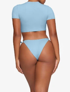 Round-neck Cropped Recycled-nylon Top 9 Round-neck Cropped Recycled-nylon Top -Sweaty Betty Store R04189618 IRISBLUE ALT03