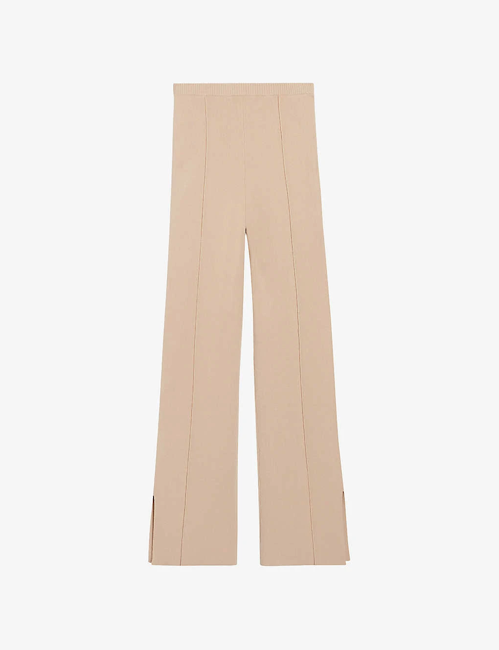 CLAUDIE PIERLOT Split-hem High-rise Straight-leg Woven Trousers 3 CLAUDIE PIERLOT Split-hem High-rise Straight-leg Woven Trousers