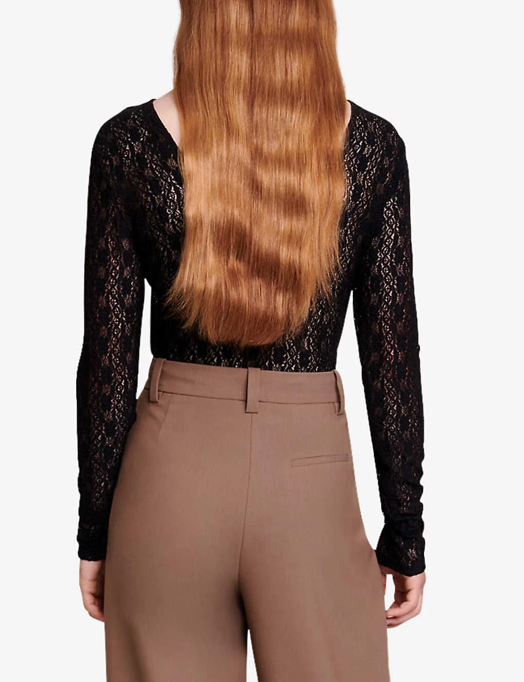 Maje Maiserane Long-sleeve Stretch-woven Top 6 Maje Maiserane Long-sleeve Stretch-woven Top - Image 4