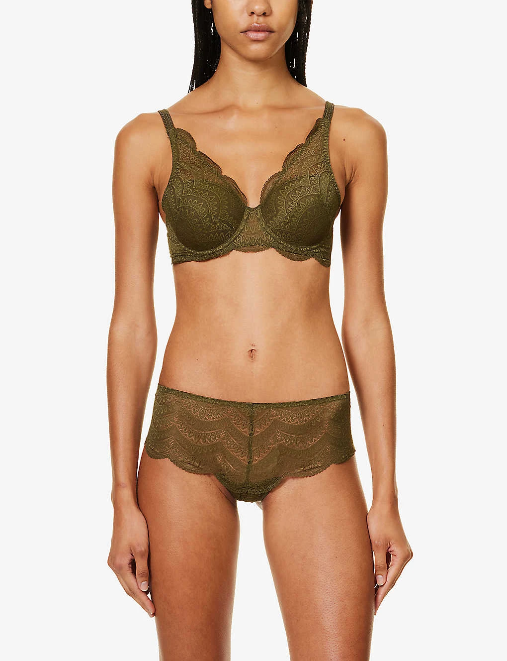 Simone Perele Karma Mid-rise Stretch-lace Briefs 4 Simone Perele Karma Mid-rise Stretch-lace Briefs - Image 2