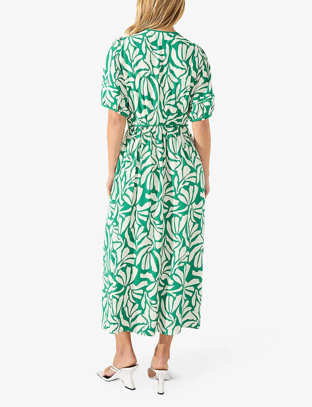 Graphic-print A-line Woven Maxi Dress 5 Graphic-print A-line Woven Maxi Dress - Image 3