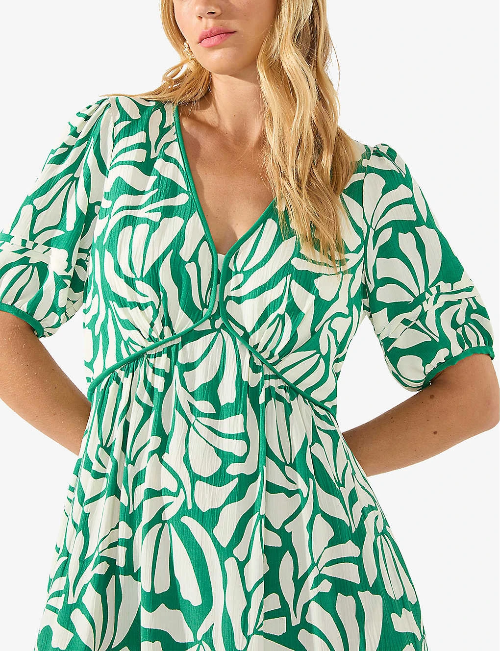 Graphic-print A-line Woven Maxi Dress 6 Graphic-print A-line Woven Maxi Dress - Image 4