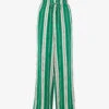 Whistles Bridget Stripe-pattern Maxi-length Woven Trousers 2 Whistles Bridget Stripe-pattern Maxi-length Woven Trousers -Sweaty Betty Store R04193425 MULTICOLOURED M