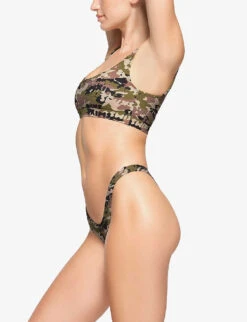 Tanga Mid-rise Camouflage-print Recycled Stretch-nylon Bikini Bottoms 8 Tanga Mid-rise Camouflage-print Recycled Stretch-nylon Bikini Bottoms -Sweaty Betty Store R04193695 LOGOCAMO ALT02