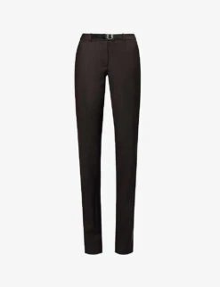 Fino Slim-leg Mid-rise Wool Trousers
