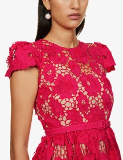 SELF PORTRAIT Sp P Drs Poppy Midi 11 SELF PORTRAIT Sp P Drs Poppy Midi -Sweaty Betty Store R04195770 RED ALT04