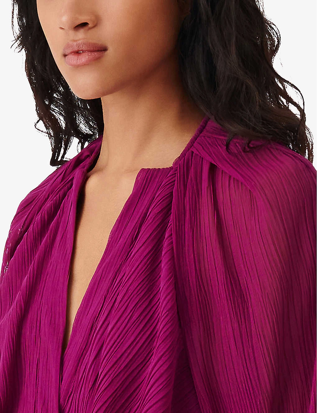 IRO Alvina V-neck Stretch-woven Mini Dress 7 IRO Alvina V-neck Stretch-woven Mini Dress - Image 5