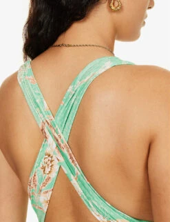 Seafolly Eden Floral-print Swimsuit 9 Seafolly Eden Floral-print Swimsuit -Sweaty Betty Store R04197356 MINT ALT03