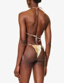 Jaded London Sunset Ombre Stretch-recycled-polyester Bikini Top 8 Jaded London Sunset Ombre Stretch-recycled-polyester Bikini Top -Sweaty Betty Store R04197655 CONTRASTOMBREBINDING ALT02