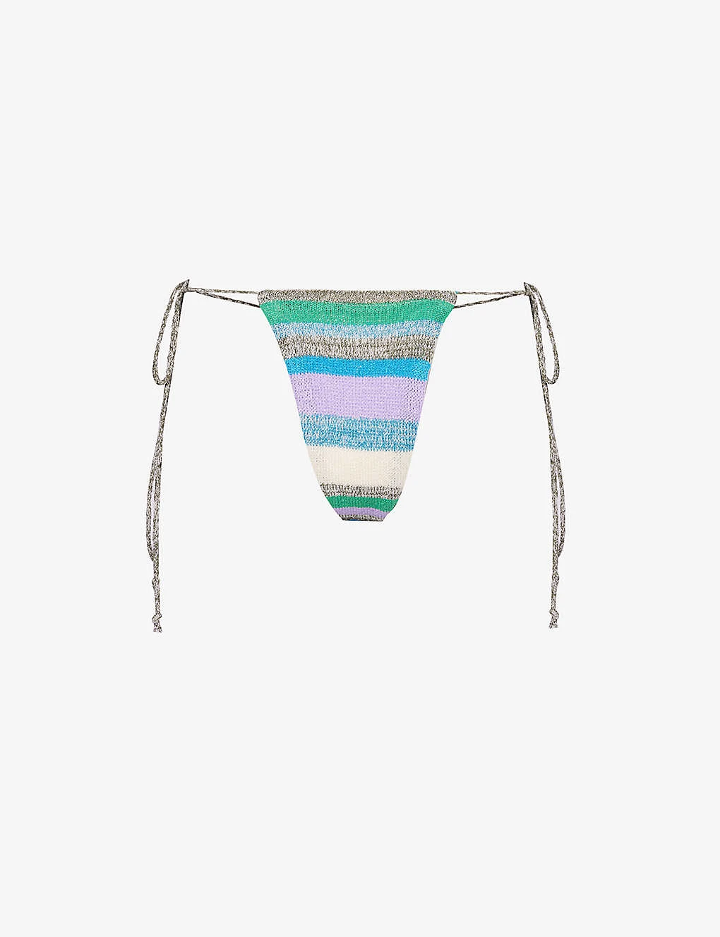 Jaded London Dift Striped Knitted Bikini Bottoms 3 Jaded London Dift Striped Knitted Bikini Bottoms