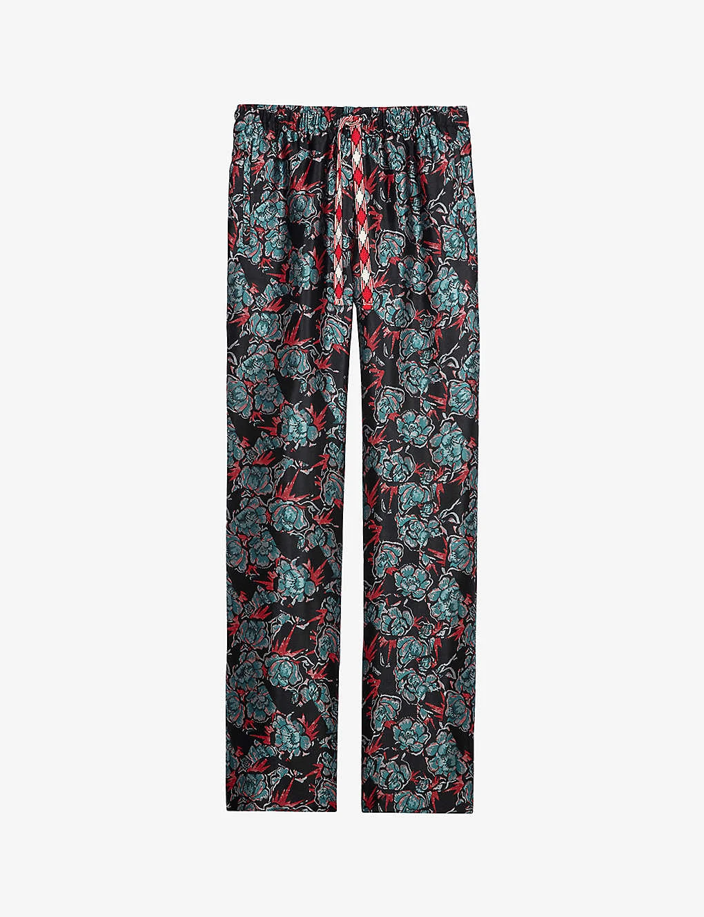 Zadig & Voltaire Pomy Floral-jacquard Straight-leg Mid-rise Woven Trousers 3 Zadig & Voltaire Pomy Floral-jacquard Straight-leg Mid-rise Woven Trousers
