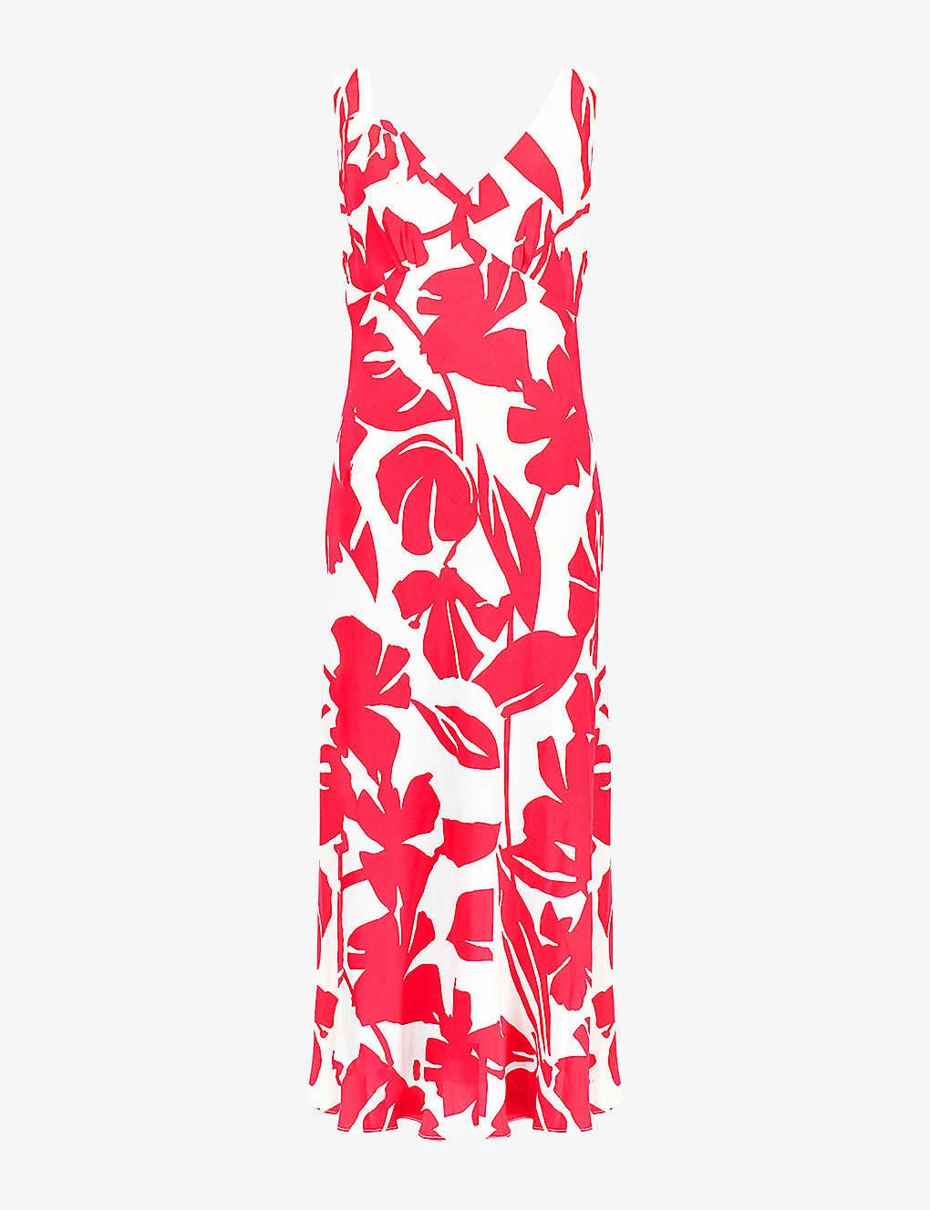 Floral-print Bias-cut Woven Midi Dress 3 Floral-print Bias-cut Woven Midi Dress