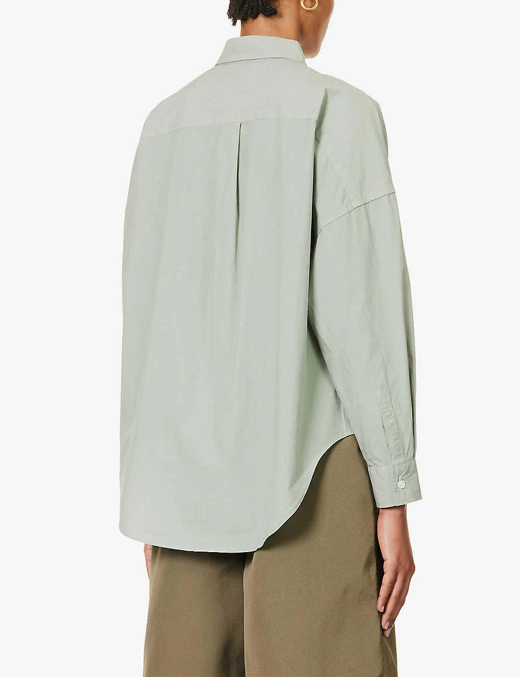 Chiara Dropped-shoulder Relaxed-fit Cotton Shirt 6 Chiara Dropped-shoulder Relaxed-fit Cotton Shirt - Image 4