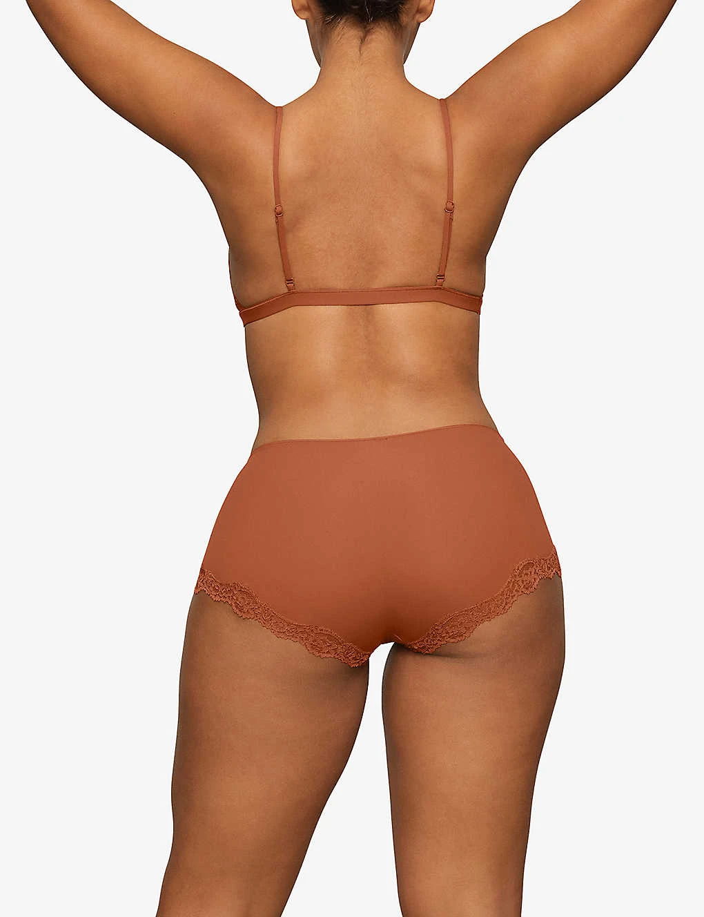 Fits Everybody Lace-trimmed Stretch-woven Boy Shorts 6 Fits Everybody Lace-trimmed Stretch-woven Boy Shorts - Image 4