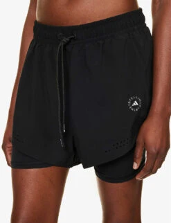 Adidas By Stella Mccartney TruePurpose 2in1 Stretch-recycled Polyester Shorts 11 Adidas By Stella Mccartney TruePurpose 2in1 Stretch-recycled Polyester Shorts -Sweaty Betty Store R04201632 BLACK ALT04