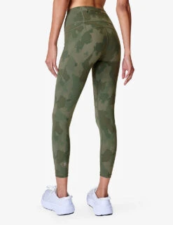 Sweaty Betty Power 7/8 Camouflage-print Stretch-woven Leggings 9 Sweaty Betty Power 7/8 Camouflage-print Stretch-woven Leggings -Sweaty Betty Store R04201957 GREENPAINTEDCAMO ALT03
