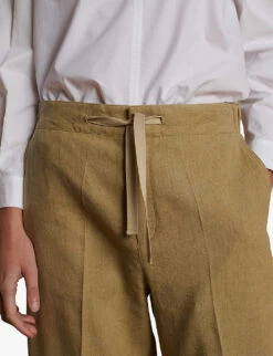 Soeur Sarajevo Straight-leg High-rise Cotton And Linen-blend Trousers 9 Soeur Sarajevo Straight-leg High-rise Cotton And Linen-blend Trousers -Sweaty Betty Store R04202822 BEIGE ALT03