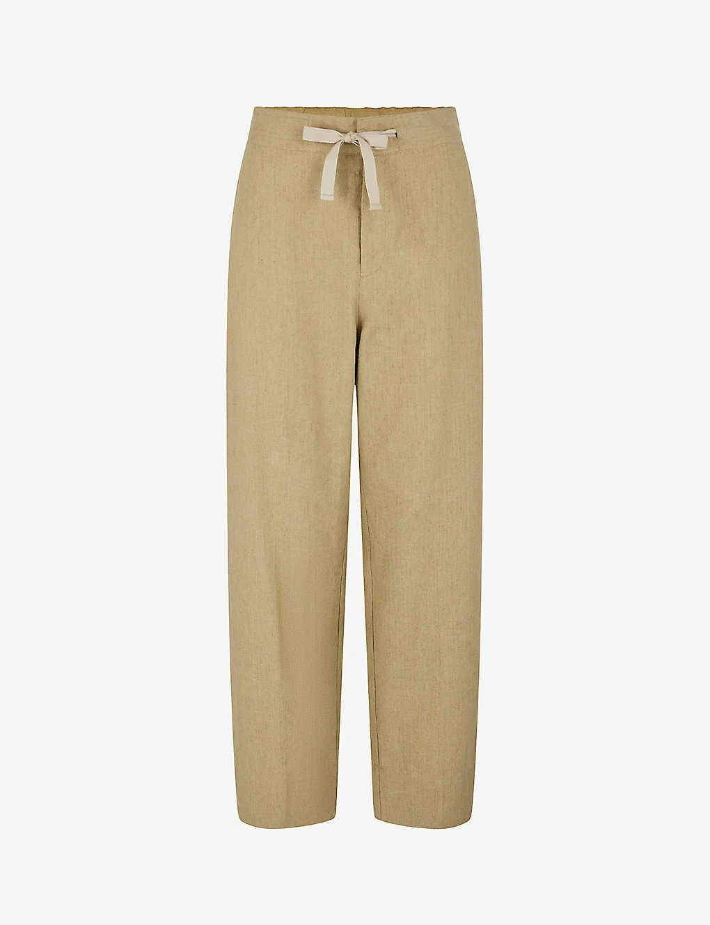 Soeur Sarajevo Straight-leg High-rise Cotton And Linen-blend Trousers 3 Soeur Sarajevo Straight-leg High-rise Cotton And Linen-blend Trousers