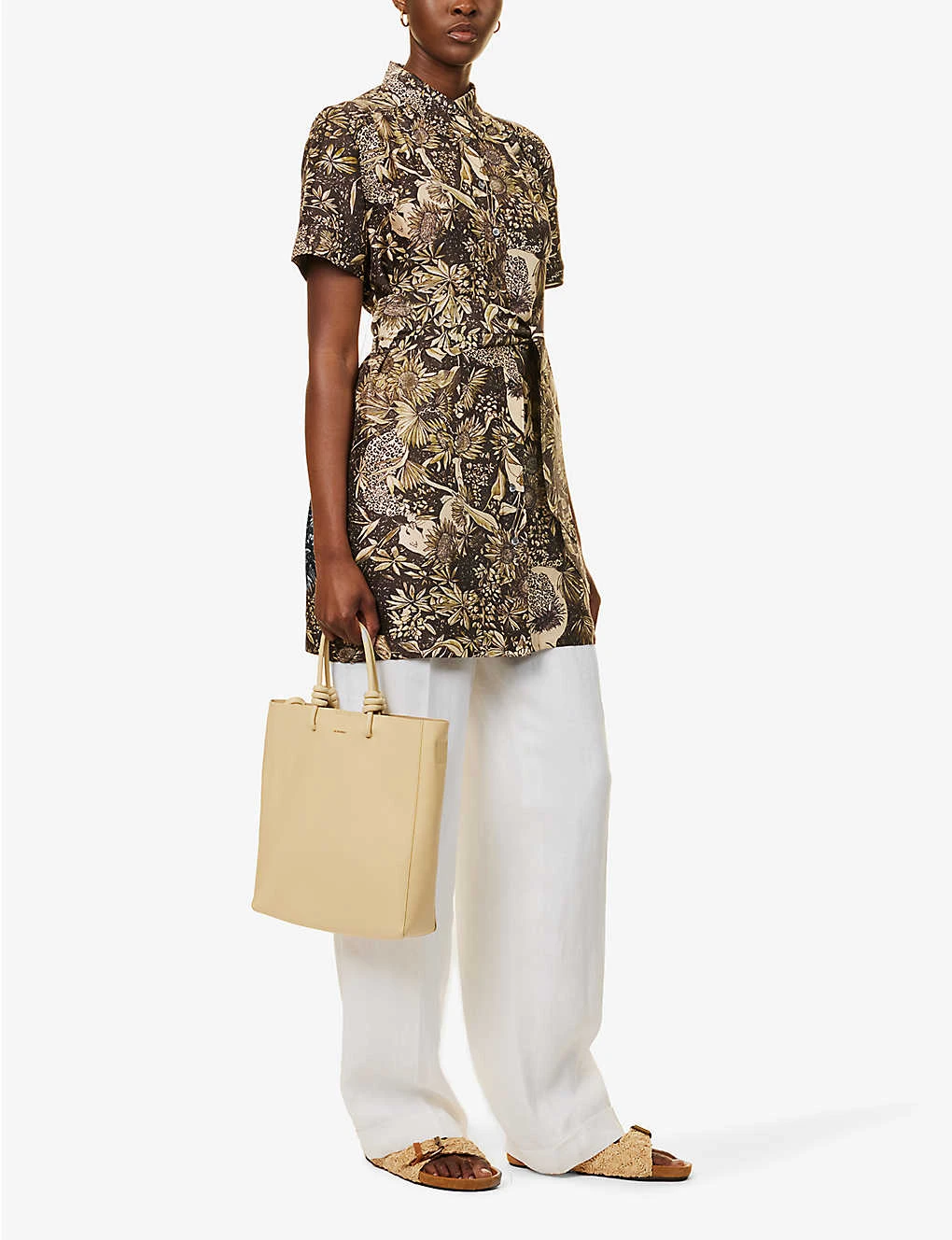 Soeur Maud Graphic-print Silk Mini Dress 4 Soeur Maud Graphic-print Silk Mini Dress - Image 2