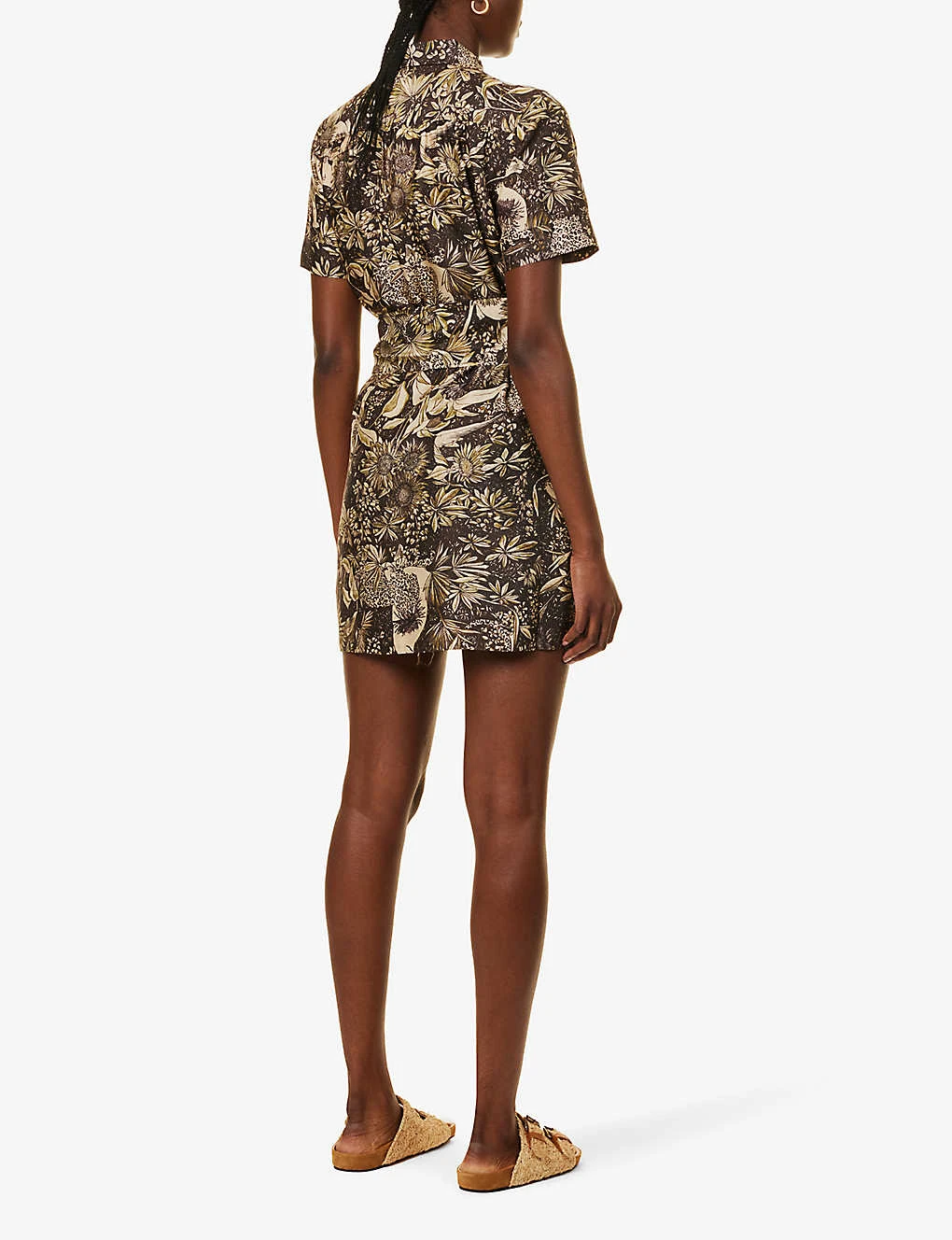 Soeur Maud Graphic-print Silk Mini Dress 6 Soeur Maud Graphic-print Silk Mini Dress - Image 4