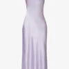 Joana Strapless Silk Midi Dress 2 Joana Strapless Silk Midi Dress -Sweaty Betty Store R04203303 AURA M