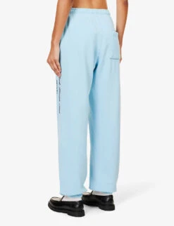 New York Health Club Logo-print High-rise Cotton-jersey Jogging Bottoms 10 New York Health Club Logo-print High-rise Cotton-jersey Jogging Bottoms -Sweaty Betty Store R04205110 H2ONAVY ALT03